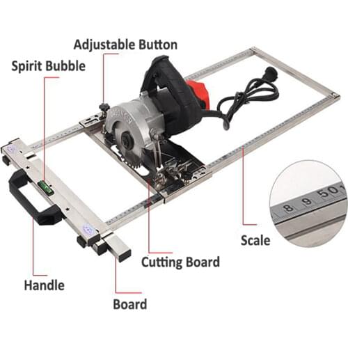 Cutting machine bottom plate Multi-function Hand Saw Cutting Board Artifact Guide High Precision Woodworking Positioning Frame