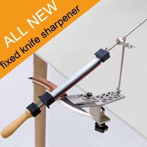 [all new] knife sharpener whetstone fixed sharpening stone system grinding grind kithchen tools fine coarse