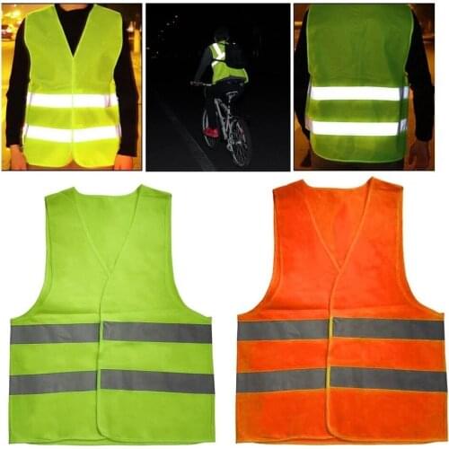 Kid Safety Vest Outdoor Night Reflective Waistcoat for Kid Child Boy Girl (Yellow Size)
