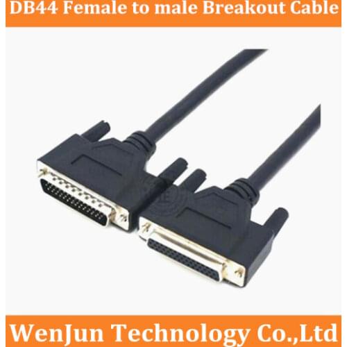 DB44 D-SUB DR-44 44 pins Female to male Signal Terminal Breakout Connector Cable 0.5M/1.5M/3M/5M