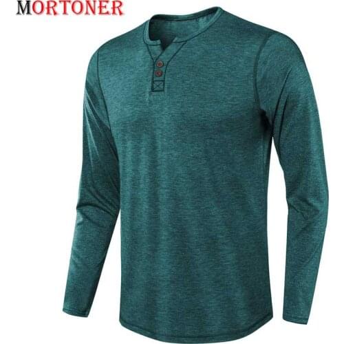 Green Henley Tshirt Men 2021 Brand New Front Placket Basic Henley T Shirts Mens Cotton Casual Soft Cozy T-shirt Male Camisetas