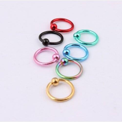 2 pcs/lot Cheap Multifcution Nose rings & Studs Tragus Earring, Ball Barbell Ear Piercing de umbigo Nipple Rings Body Jewelry