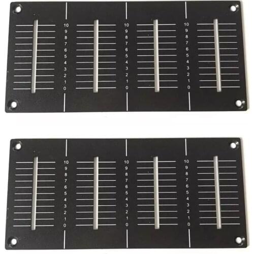 2pcs New OEM replacement Plate For DJM800 Channel Fader Panel Replacement Plate DAH2426