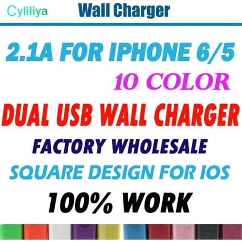 200pcs/Lot 2A Square Dual Wall US Plug Dual USB AC Power Adapter Wall Charger 2 Ports For All Phones iPhone Samsung HTC LG