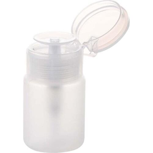 70ml Nail Art Makeup Polish Plastic Pump Dispenser Bottle Remover