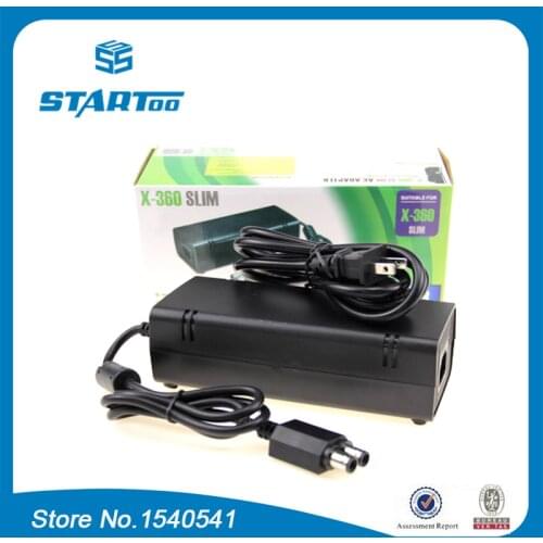 US Plug AC adapter Power Supply Charger Cable Cord brick for Xbox 360 slim Xbox 360slim AC adapter Console with EU Plug optiona