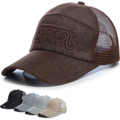 Men Summer Mesh Baseball Cap Girl Outdoor Casual Sun Hat Women Adjustable Breathable Cotton Hat Trucker Snapback Cap бейсболка