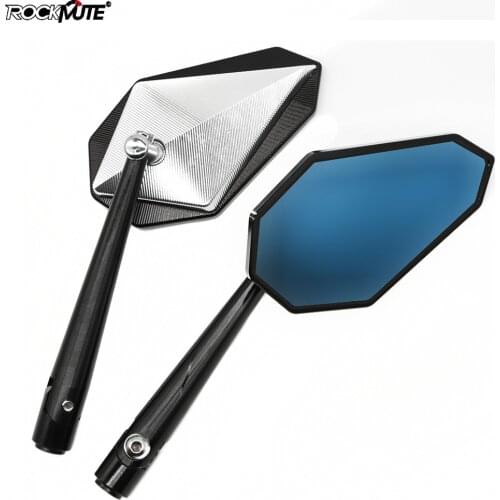 For SUZUKI GSXS 1000 750 GSR600 GSR750 RV125 RV90 TU250 TU250X Motorcycle Rearview Mirror Side Mirrors CNC Aluminum Adjusting