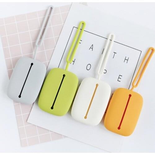 Key Case Card Wallet Organizer Solid Multi Function Quality Soft Drawstring Convenient Girl Students Silica Gel Portable Ring