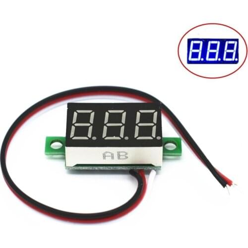 1pcs 0.36` blue LED DC Digital Voltmeter module Panel Meter DC 0-30V