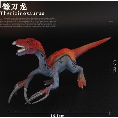 Prehistoric Jurassic Dinosaurs World Therizinosaurus Big Size Animals Model Action Figures PVC High Quality Toy For Kids Gift