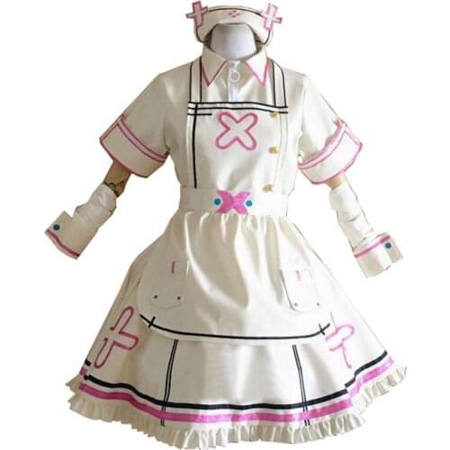 Hololive VTB YouTuber Sukoya Kana Cosplay Costumes Women Cute Dress Nurse Suit Halloween Carnival Uniforms Custom Made