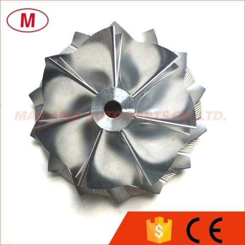 K16 54.20/68.00mm 7+7 blades Forward High Performance Turbo Billet Compressor wheel/Turbocharger Aluminum 2618/Milling wheel