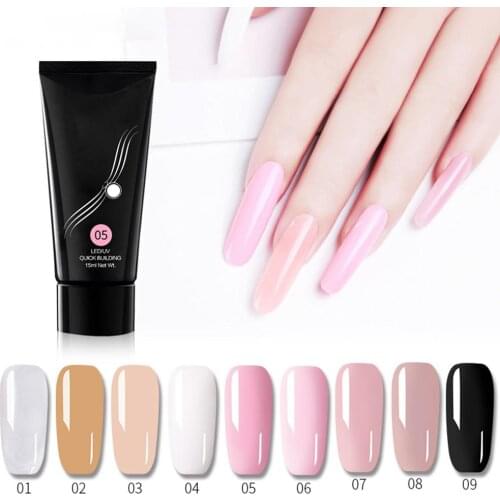 Women Nail Polish UV Glue Builder Silky Extension Gel DIY Manicure Accessory Manicure Extend Brush Nail chips