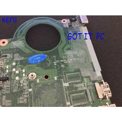 KEFU ,STOCK. new item,726633-501 MAINBOARD DA0R76MB6D1 REV : D Motherboard For HP Pavilion 17-E 17Z NOTEBOOK ,PROCESSOR A6-5200M
