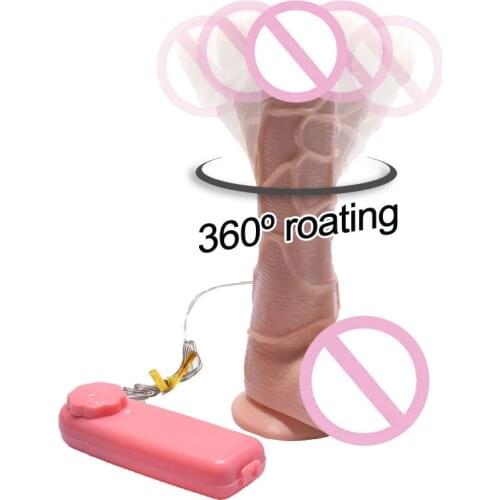Multi-Speed Rotating Dildo Vibrator Realistic Dildo with Strong Suction Cup Sex Toys For Woman Dick Penis Sex Products