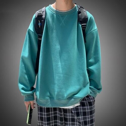 KVN Harajuku Hooded Sweats Men Long Sleeve Spring Womens Clothing Teens Girls Funny Solid Hip Hop Oversized Hoodies Sweatshirts