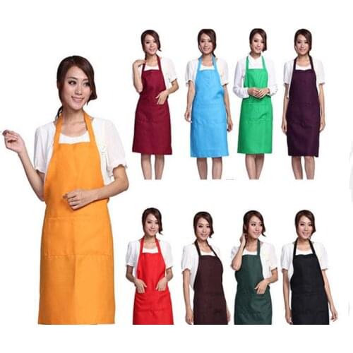 New Black Cooking Baking Aprons Kitchen Apron Restaurant Aprons For Women Home Sleeveless Apron SN3113