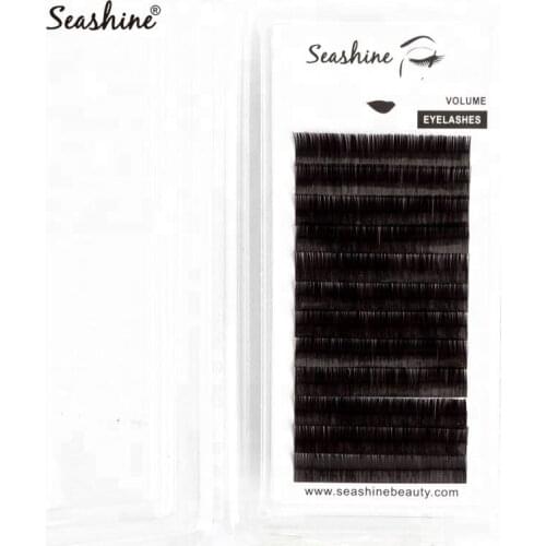 Wholesale Seashine Individual Volume Eyelashes Extension 1 Tray Synthetic Hair Eyelash Extention Volume Fans Lash Free Shipping
