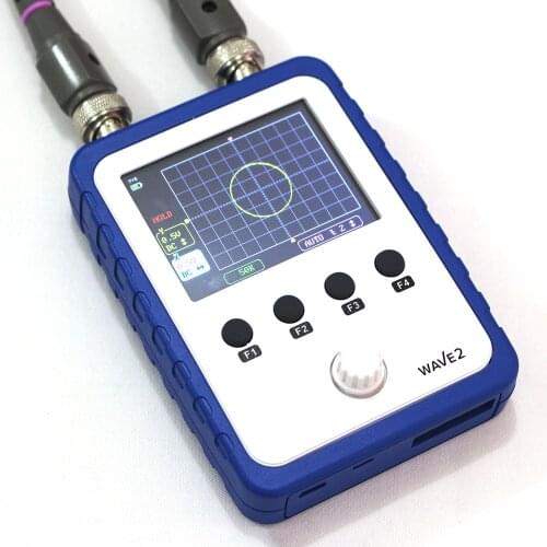 Professional Touch Screen Digital Storage Oscilloscope Kit DIY WAVE2 2.4" Handheld Mini Dual Channel Digital Oscilloscope