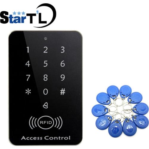 Free Shipping 125khz RFID Proximity Card Access Control System RFID/EM Keypad Card Access Controller Door Opener Master Controll