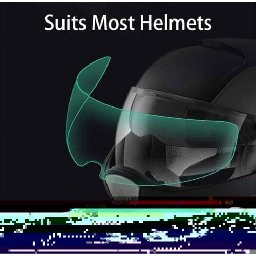 Universal Motorcycle Helmets Anti-fog Patch Visor Lens Helmet Lens Protective Film For Against UV Rain Motorcycle Accessories