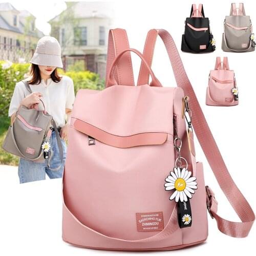 2020 High Quality Leather Women Backpack Anti-theft Travel Backpack Women Large Capacity School Bags for Teenage Girls mochila