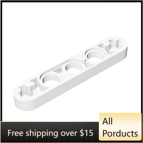 10PCS High-Tech Assemble Particle 11478 1x5 Bolt Hole Arm (Thin) Building Blocks Kit Replaceable Part Toys For Children Gifts