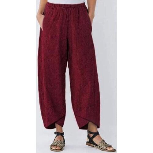 Female Casual Solid Color Pants New Autumn Women Pants Fashion Wide Leg Pants Ladies Comfortable Trousers For Women