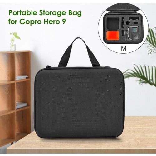 Hard Shell Carrying Case Bag Splash Resistant Outdoor Sightseeing Accessories for GoPro Hero 9 Hero9 Accessories