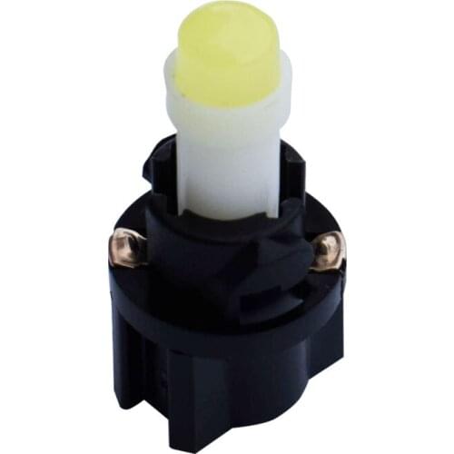 100PCS Car Interior LED Dashboard Light Bulb T5 W1.2W W2X2.6d 27 74 COB LED Auto Instrument Cluster Lamp With Holder Socket 100X