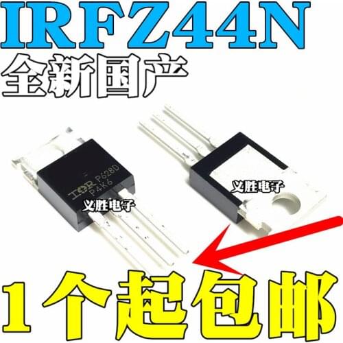 6 pçs/lote IRFZ44N IRFZ44 PARA-220 Mosfet Transistor