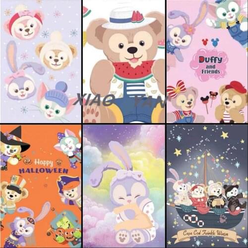 Disney Bear Duffy StellaLou Full Square/Round ShellieMay Gelatoni 5D DIY Diamond Painting Diamond Embroidery Mosaic Home Decor