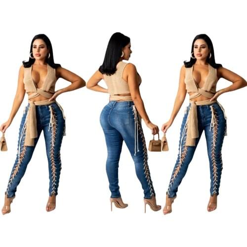 Женские обтягивающие джинсы CHAIYAO China At AliExpress