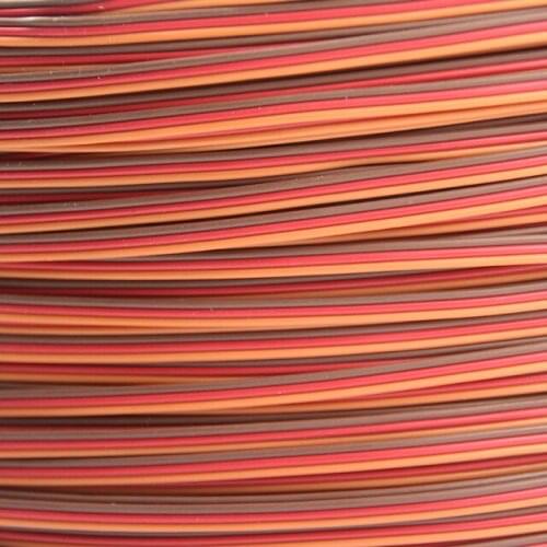 5m/10m Servo JR Color Extension Cable 3p Line Futaba JR Aircraft Model Wiring Wholesale 30 core x0.08mm 1.2mm