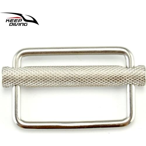 KEEP DIVING 316 Stainless Steel Slide Buckle Triglide Slides Webbing Slider Strap Keeper for BCD Fasteners Straps