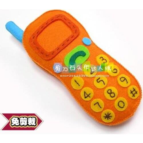 DIY Baby Mobile Phone 0-1 years old rattling bell Fabric Felt kit Non-woven cloth Craft DIY Sewing set Handwork Material DIY nee