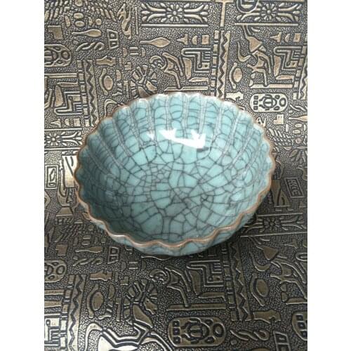 Antique SongDynasty Handmade porcelain bowl,Ice crack bowl,Hand-painted crafts,best collection& adornment