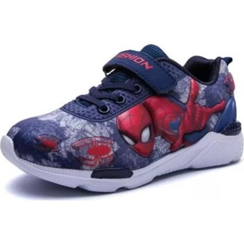 Spiderman Kids Shoes Fashion Breathable Mesh Children Sneakers Light Running Sport Boys Sneakers Girls Casual Shoes Non-slip
