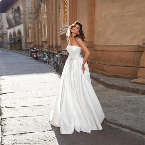 MoonlightShadow Sleeveless Wedding Dresses