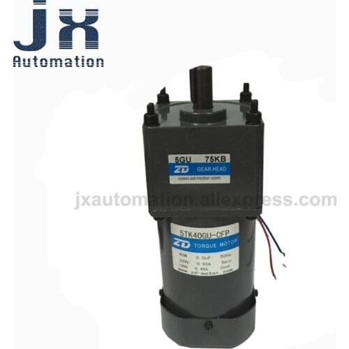 40W 220V AC Torque Motor 5TK40GU-CFP-5GU75KB Wrapping Machine Tension Motor