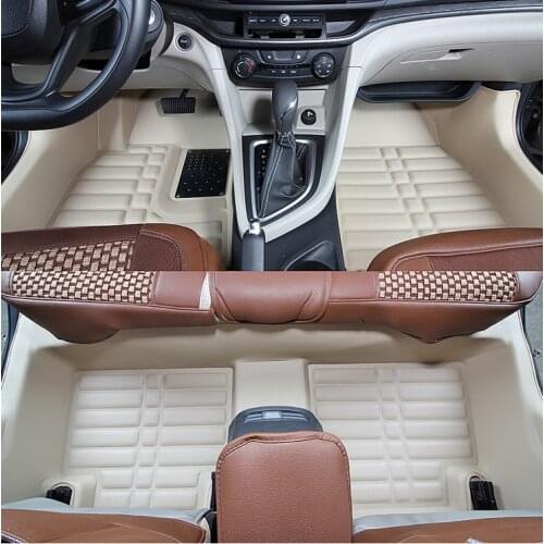 Myfmat custom foot leather rugs mat for VW GOL SANTANA TIGUAN L Touran JETTA Tiguan CTREK Passat Variant free shipping safe cozy