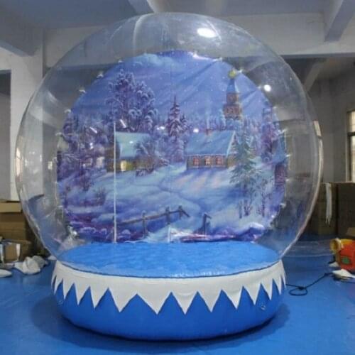 Happy Inflatable 3M inflatable snow globe factory price on sale inflatable decorations,inflatable merry decorations