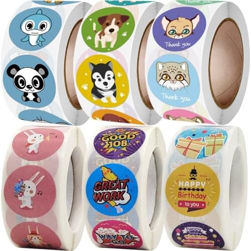 42Kinds Cartoon Reward Stickers Encouragement Labels for School Teachers Kids Children Toy Game Gifts Birthday Card Scrapbooking