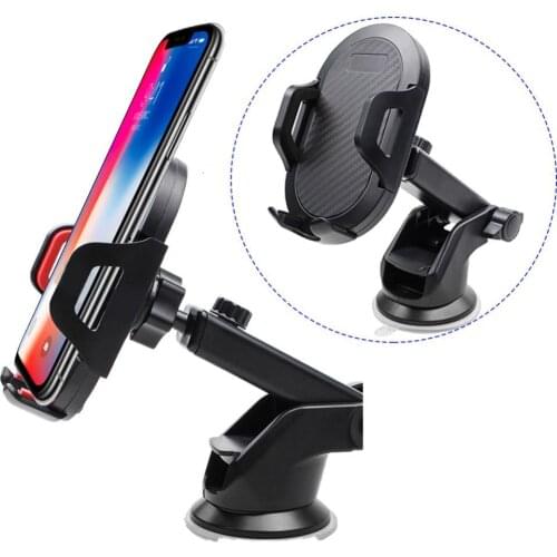 Adjustable Rotatable Anti-skid Gravity Sucker Car Phone Holder Support Stand Car Interior Accessories Universal Holder