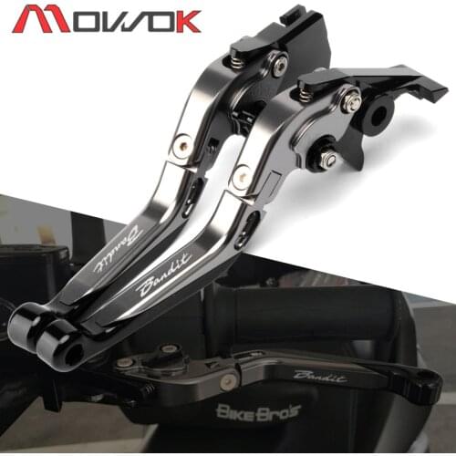 Folding Extendable CNC Adjusterable Brake Clutch Lever For Suzuki Bandit GSF650 GSF1250 GSF1200 BANDIT GSX650F GSX1250 F/SA/ABS