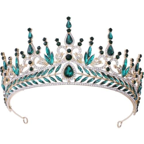 Bridal Crown Headwear Luxury Alloy Rhinestones Inlaid Headband for Female Wedding Birthday Hair Accessories LXH