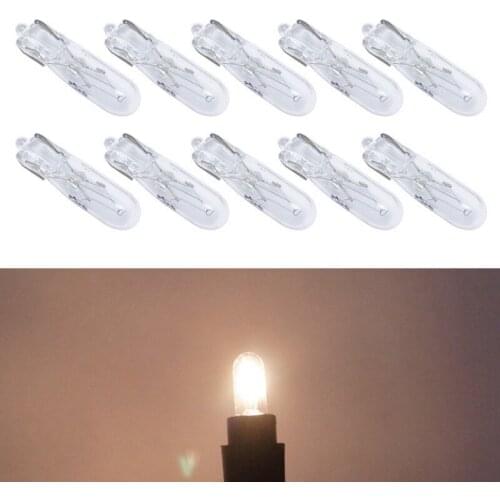 20pcs/set T5 indicator Car Dashboard Light 24V White LED Bulbs with Wedge Base Auto Interior Dash Boards Lamp brake bulb lights