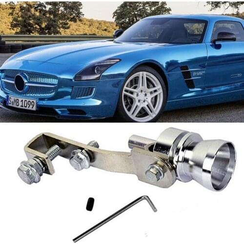 Universal Car Turbo Sound Muffler Exhaust Pipe Blow Vale BOV Simulator Whistle