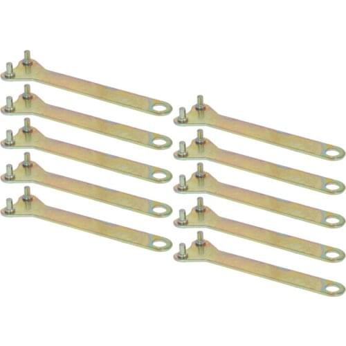 Utoolmart 10pcs Angle Grinder Wrench Lock Nut Spanner Iron Wrench Open-Ended Nuts Tool For 100 Model Angle Grinder High Quality